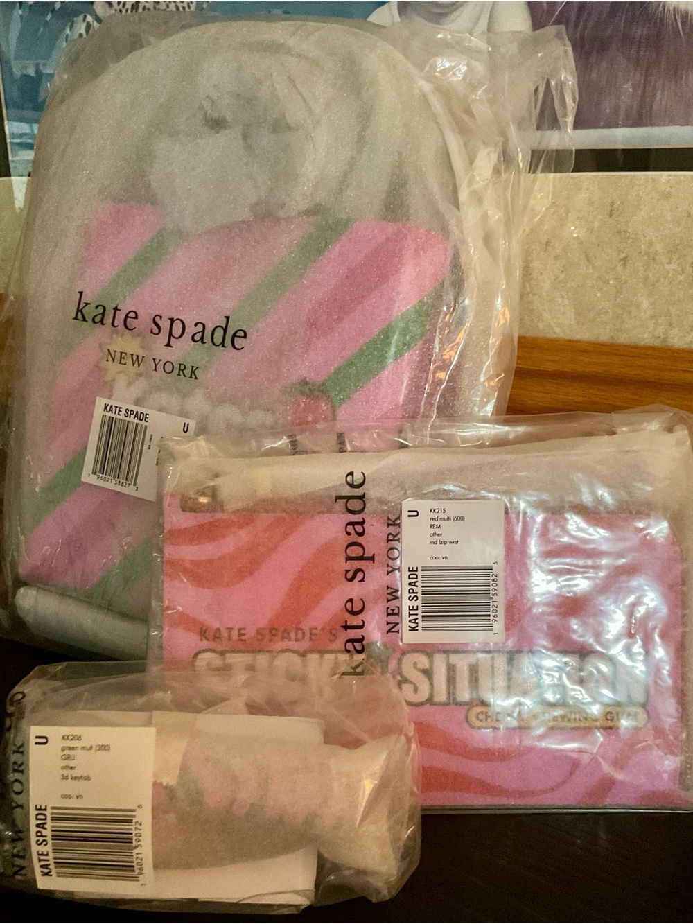 NWT Kate Spade 3 Piece Ensemble Pink from the Bubble Gum Collection - Picture 4 of 10